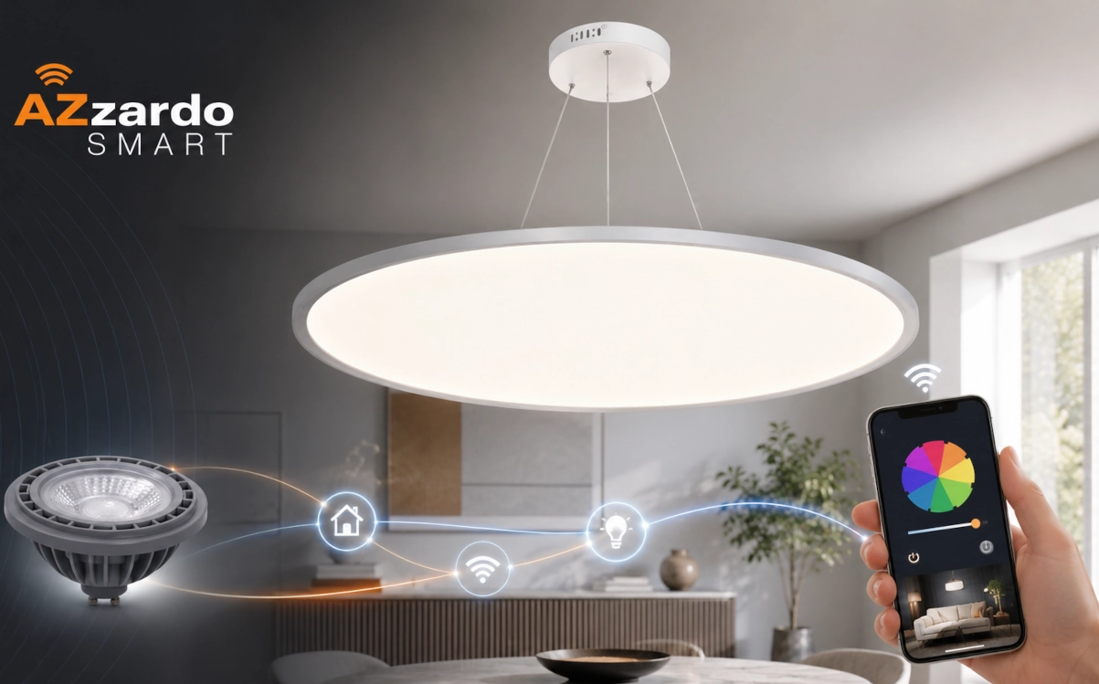 Azzardo Smart – comfortabele lichtbediening in een moderne woning