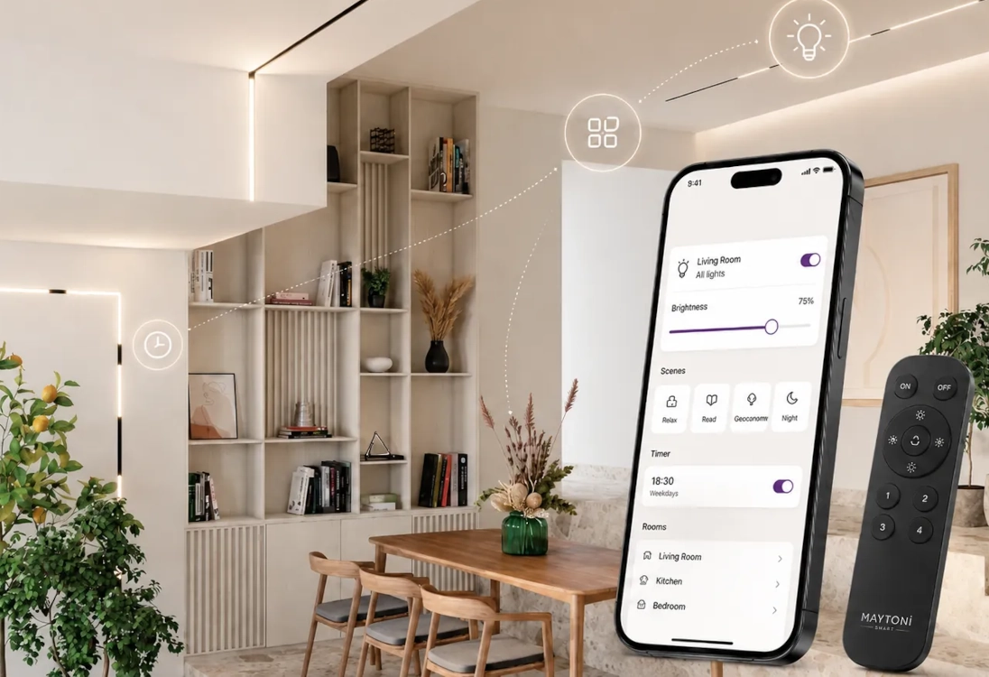 Maytoni Exility Smart Magnetic Track System – slimme railverlichting van de nieuwe generatie