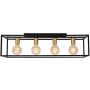Lucide RUBEN 00124/04/30 Plafondlamp 4x40w/e27 ip20