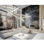 Maxlight TRIO 3 P0311D Hanglamp 3x36w/led 3000k 2200lm ip20