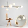Aldex DIONE 1092K30 Hanglamp 4x40W/E14+2x60W/E27