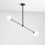Aldex OHIO 1081PL_H1 Plafondlamp 2x40W/E14