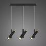 Altavola Design Lunette LA062/CL3_black Hanglamp 6x3W/LED 3000K 1080lm IP20