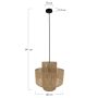 Dijk JUTE 104665 Hanglamp 1x40W/E27 IP20