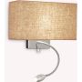 Ideal Lux HOTEL 103204 Wandlamp 1x60W/E27+1x1,5W/LED ip20