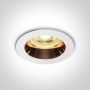 One Light The Chill Out 10105M/W/CU Inbouwspot 1x10W/GU10 IP20