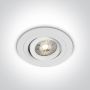 One Light The Dual Ring 11105ABGL/W Inbouwspot 1x10W/GU10 IP20