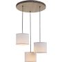 Paul Neuhaus BARK 11236-79 Hanglamp 3x40W/E27 ip20