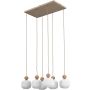 TK Lighting BALLO 11052 Hanglamp 6x10W/E14 IP20