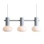 Aldex FLO 3 GREY S 7000E22_S Hanglamp 3x10W/E14