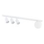 Emibig BASTER 1315/4 Plafondlamp 3x8W/GU10|1x10W/E14 IP20