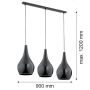 Argon SANTANA 1409 Hanglamp 3x15W/E27 IP20