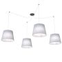 Emibig ASCOT 1424/4 Hanglamp 4x15W/E27 IP20