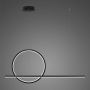Altavola Design Linea No.2 LA087/PX100_40_3k_black Hanglamp 2x30W/LED 3000K 1800lm IP44