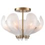 Cosmolight CANNES C07739BR Plafondlamp 7x40W/E14 IP20