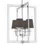 Cosmolight LONDON P04021CH-BK Plafondlamp 4x40W/E14 IP20