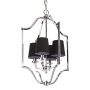 Cosmolight NEW YORK 1 P04380CH-BK Kroonluchter 4x40W/E14 IP20