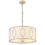 Cosmolight NORFOLK P04576AM-WH Hanglamp 4x40W/E27 ip20