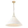 Cosmolight PROVIDENCE P01521BR-WH Hanglamp 1x40W/E27 ip20