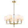 Cosmolight SUTTON P06692BR-WH Plafondlamp 6x40W/E14 ip20