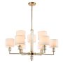 Cosmolight SUTTON P09378AU-WH Plafondlamp 9x40W/E14 ip20