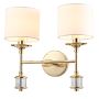 Cosmolight SUTTON W02415AU-WH Wandlamp 2x25W/E14 ip20