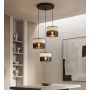 Emibig KARBON 1652/3PREM Hanglamp 3x15W/E27 IP20