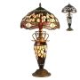 Prezent TIFFANY XXII. 1710 Tafellamp 2x60W/E27|1x7W/E14 IP20
