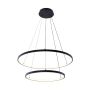 Zuma Line BRENO 18140BK-2 Hanglamp 1x50W/LED 3000K|4000K|6000K 2000lm IP20