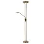 Lucide CHAMPION-LED 19792/24/03 Staande lamp 2x24w/led 3000k 1600lm+320lm ip20