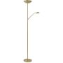 Lucide ZENITH 19791/24/02 Staande lamp 2x20w/led 3000k 1600lm+320lm ip20