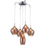 AZzardo AMBER MILANO 5 AZ3172 Hanglamp 5x40W/G9 IP20