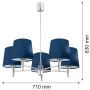 Argon BOLZANO 2074 Kroonluchter 5x15W/E27 IP20
