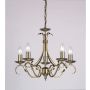 Endon BERNICE 2030-5AN Kroonluchter 5x60W/E14 IP20