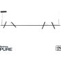 Paul Neuhaus PURE-TUTUA 2024-18 Hanglamp 4x28W/LED 3000k 2640lm ip20