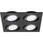 Zuma Line BOXY 20073-BK Inbouwspot 4x15W/GU10/ES111 IP20