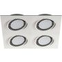 Zuma Line BOXY 20073-WH Inbouwspot 4x15W/GU10/ES111 IP20