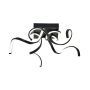 Zuma Line STELO 20031CL-BK Plafondlamp 1x48W/LED 4000K 2150lm IP20