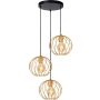 Lucide DANZA 21428/13/02 Hanglamp 3x40w/e27 ip20