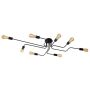 Lucide LESTER 21112/08/30 Plafondlamp 8x40w/e27 ip20