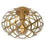 Lucide WOLFRAM 21117/30/02 Plafondlamp 1x40w/e27 ip20