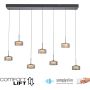Paul Neuhaus RIKA 2115-18 Hanglamp 7x61W/LED 3000k 7350lm ip20