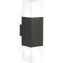 Trio HUDSON 220060242 Wandlamp 2x11w/e14 3000k 320lm ip44