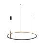 Zuma Line CLAUD 22808-WOOD Hanglamp 1x42W/LED 3000K|4000K|6000K 1750lm IP20