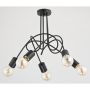 Alfa TANGO BLACK 23175 Plafondlamp 5x60W/E27
