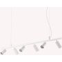 Ideal Lux DYNAMITE 231433 Hanglamp 6x28W/GU10 ip20