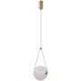 Italux Rastia PND-34361-M-HBR-OPAL Hanglamp 1x9W/LED 3000K 975lm IP20