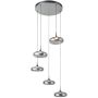 Italux Tenele PND-24028-5A-SILV Hanglamp 5x35W/LED 3000K 1514lm IP20