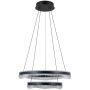 Italux Morte PND-34535-2L-BK Hanglamp 2x70W/LED 3000K/4000K/6000K 4900lm IP20