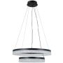 Italux Pantal PND-34533-2L-BK Hanglamp 2x36W/LED 3000K/4000K/6000K 2300lm IP20